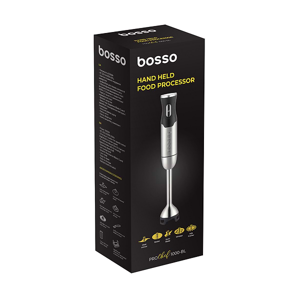 Фото - Уцінка - Блендер заглибний BOSSO ProChef 1000-BL
