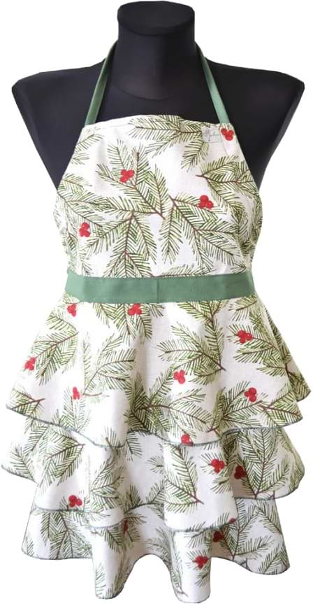 Фартук Прованс детский с воланами "Елка" (013753)