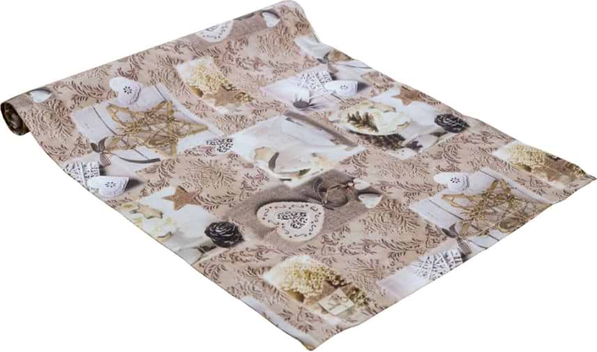 Скатертина раннер Прованс Digitale Beige 130х40 (011256)