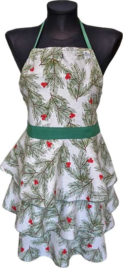 Фартук Прованс с воланами "Елка" (013751)