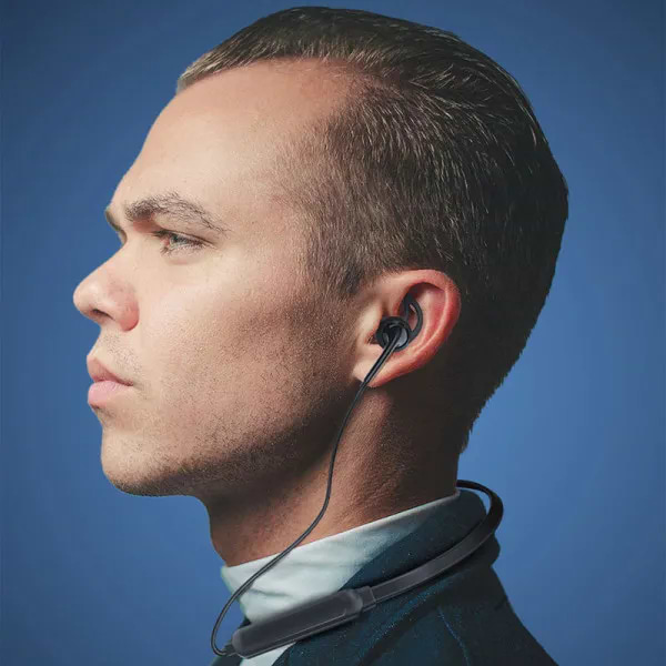 Фото - Наушники вкладыши беспроводные Proda Jazz Neckband Sports PD-BN700 Black (PD-BN700-BK)