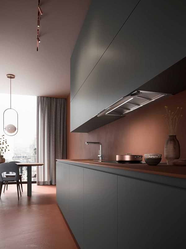 Фото - Витяжка вбудована Falmec VIRGOLA TOUCH 60 чорний 800