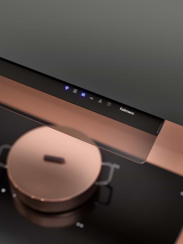 Фото - Витяжка вбудована Falmec VIRGOLA TOUCH 60 чорний 800