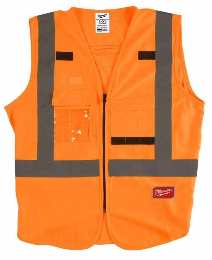 Світловідбивний жилет Milwaukee помаранчевий 2XL/3XL (4932471894)