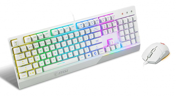 Фото - Клавиатура+мышь MSI Vigor GK30 COMBO WHITE UA (S11-04UA302-CLA)