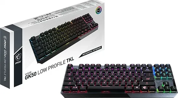Фото - Клавіатура дротова ігрова MSI Vigor GK50 Low Profile TKL UA (S11-04UA210-GA7)