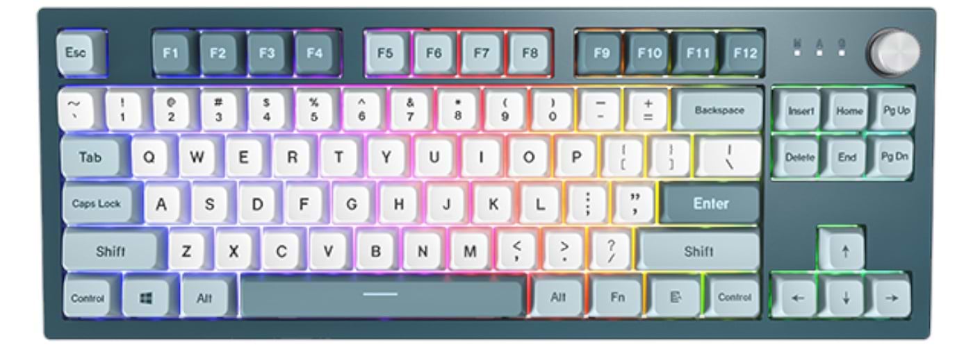 Клавиатура проводная игровая Montech Montech MKey TKL Freedom (MK87FB) - Фото 1