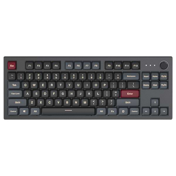 Фото - Клавиатура проводная игровая Montech Montech MKey TKL Darkness (MK87DB)