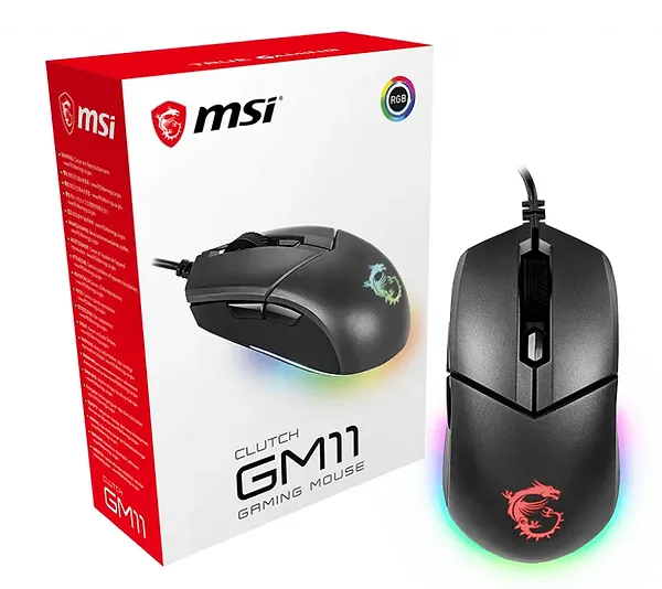 Фото - Миша дротова ігрова MSI Clutch GM11