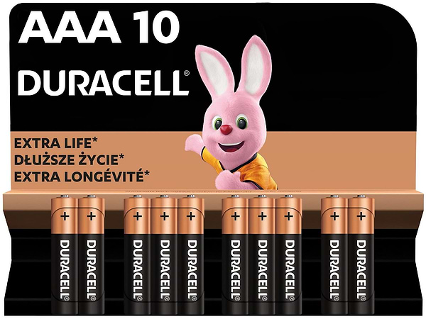 Фото - Батарейка тип AAA Duracell MN2400 (LR03) уп. 1х10 шт. (5002509)