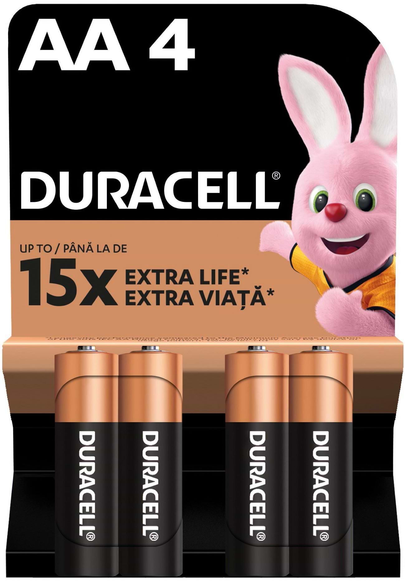 Батарейка тип AA Duracell MN-1500  (LR-06) 4шт. Блистер