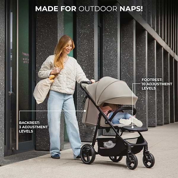 Фото - Коляска прогулянкова Kinderkraft Trig 3 Onyx Black (KSTRIG03BLK0000)