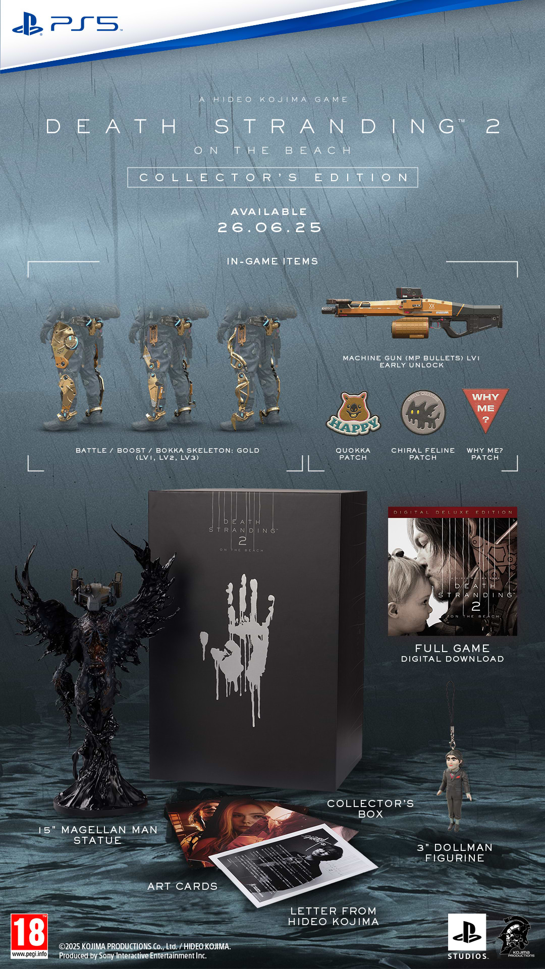 Уценка - Игровой диск PS5 Death Stranding 2: On the Beach [Collector's Edition]