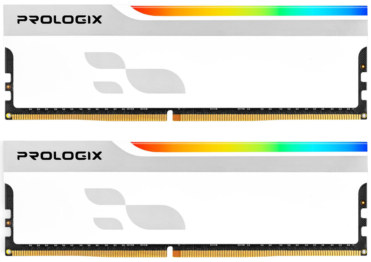 Пам'ять DDR ProLogix DDR4 2x8GB/3200 Onyx White RGB (PRO16GB3200YWR4K)