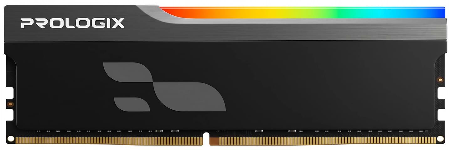 Пам'ять DDR ProLogix DDR4 8GB/3600 Onyx Black RGB (PRO8GB3600YBR4)
