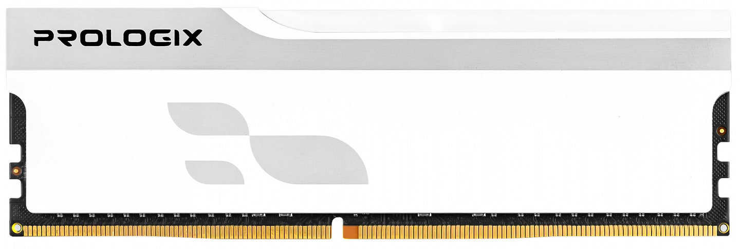 Пам'ять DDR ProLogix DDR4 8GB/3600 Onyx White (PRO8GB3600YW4)