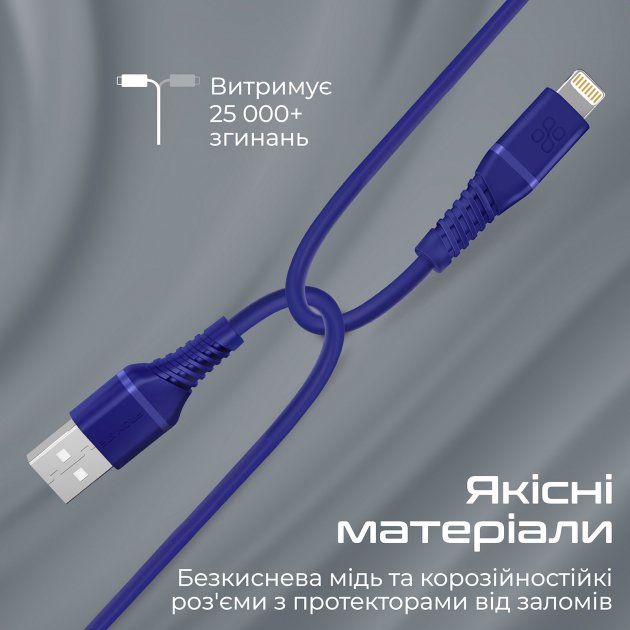Фото - Кабель Promate Powerline-ai120 Blue