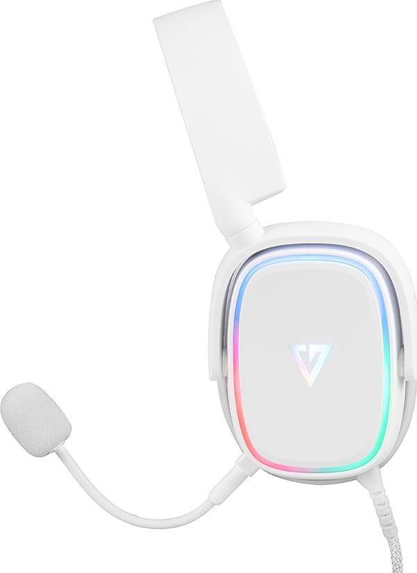 Фото - Гарнітура дротова ігрова Modecom Volcano RGB Prometheus 7.1 White USB (S-MC-899-PROMETHEUS-200)