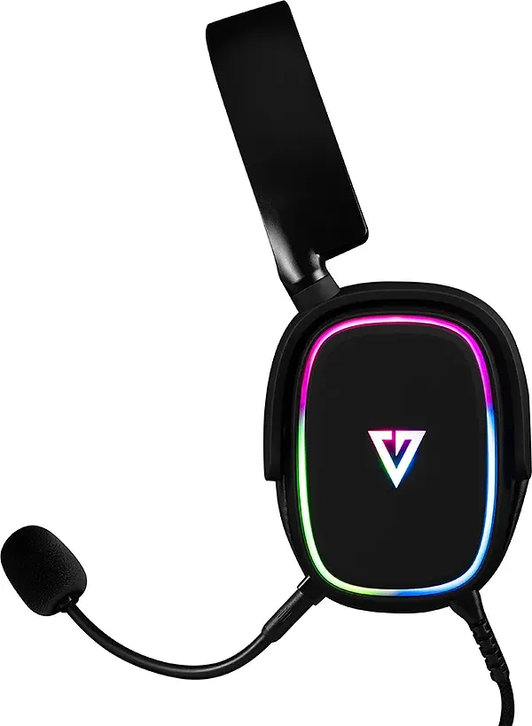 Фото - Гарнітура дротова ігрова Modecom Volcano RGB Prometheus 7.1 Black USB (S-MC-899-PROMETHEUS-100)