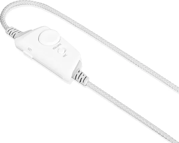 Фото - Гарнітура дротова ігрова Modecom Volcano RGB Prometheus 7.1 White USB (S-MC-899-PROMETHEUS-200)