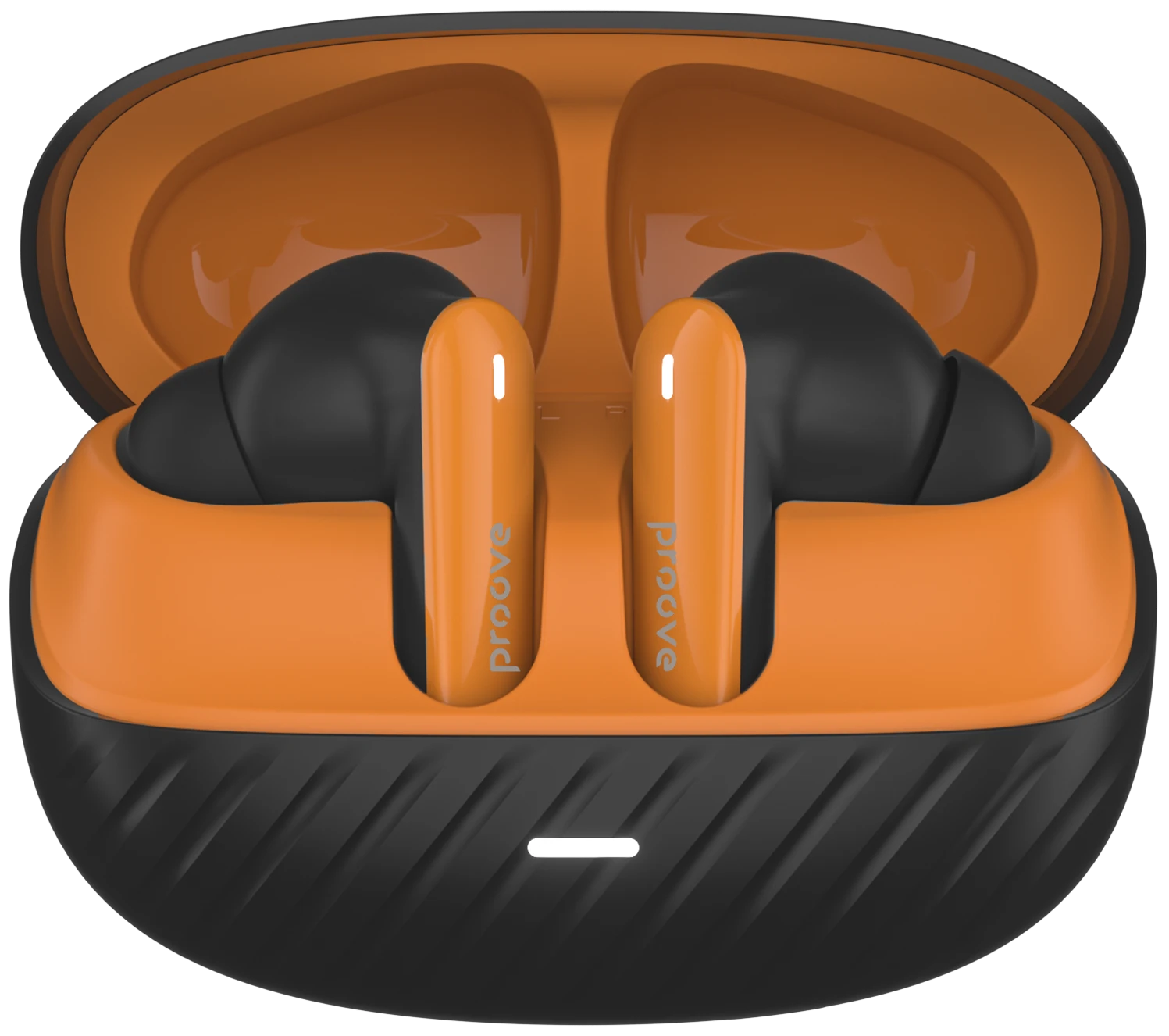 Наушники вкладыши беспроводные TWS Proove Blitz II TWS with Hybrid ANC (APP) black/orange (TWBL2001AP20)