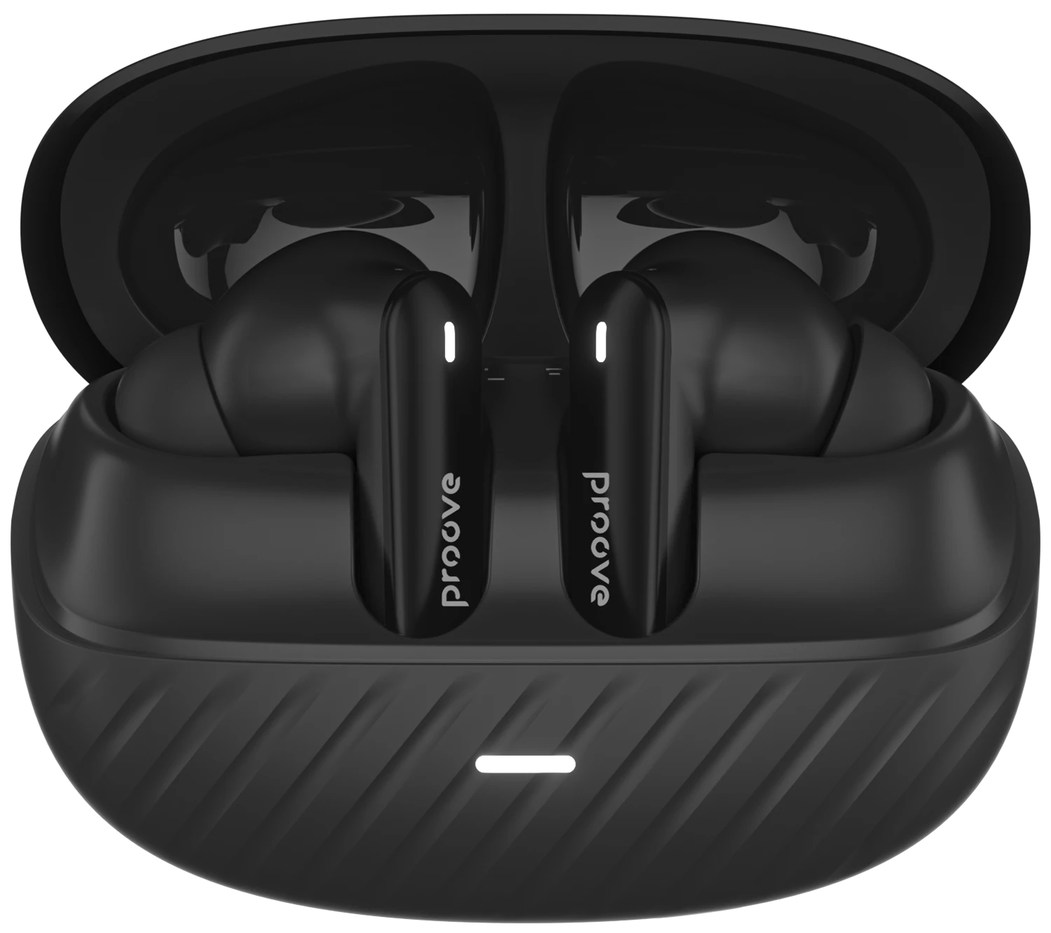 Наушники вкладыши беспроводные TWS Proove Blitz II TWS with Hybrid ANC (APP) black matte (TWBL2001AP19)