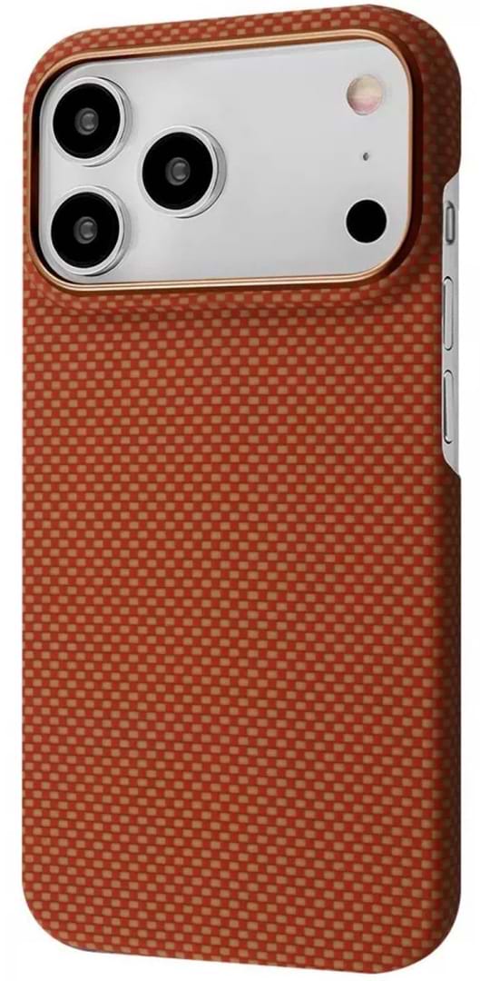 Чохол для смартфону Proove Carbon Slim with Magnetic Ring iPhone 17 Pro orange (PCCSIP17P010)