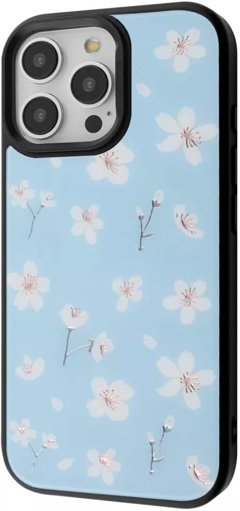 Чохол для смартфону Proove Muse Fleur Case with Magnetic Ring iPhone 16 Pro Max blue flower (PCMFIP16PMB6)