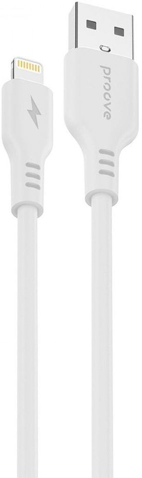 Кабель Proove Rebirth USB to Lightning 2.4A 1m White (CCRE12001102)