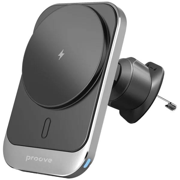 Автодержатель с беспроводной зарядкой Proove Square Magnetic PRO 15W