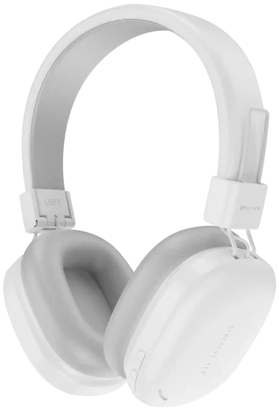 Наушники полноразмерные беспроводные TWS Proove Symphony Neo (APP) white/gray (HPSNO001AP31)