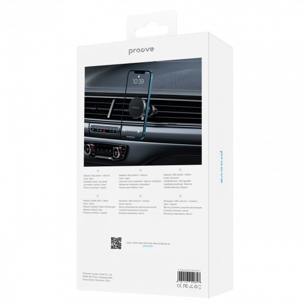 Фото - Автотримач Proove Basic Air Outlet Car Mount black