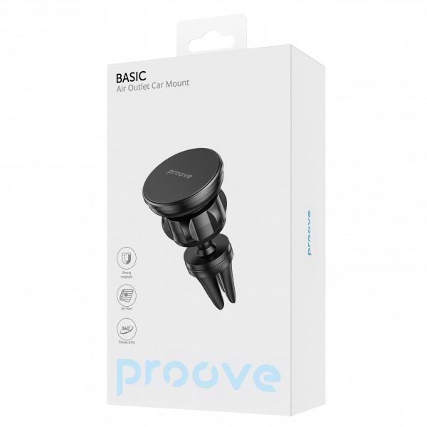 Фото - Автотримач Proove Basic Air Outlet Car Mount black
