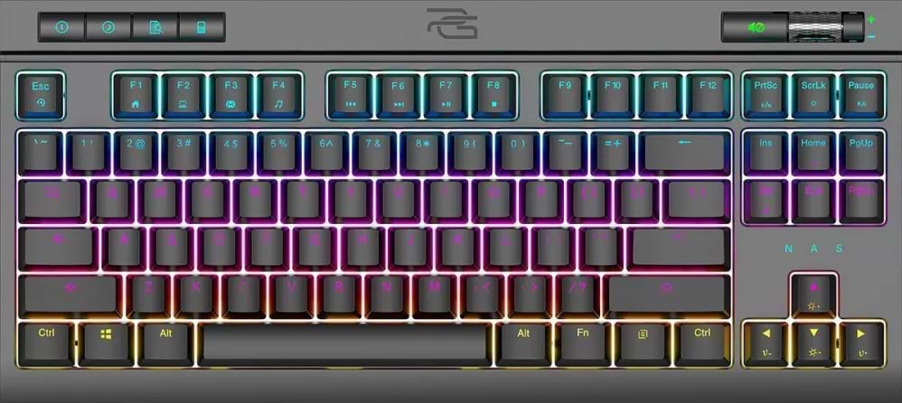 Клавиатура проводная игровая Proove Gaming Sideswap (Ukraine Layout) Black (CKSI00022401) - Фото 1