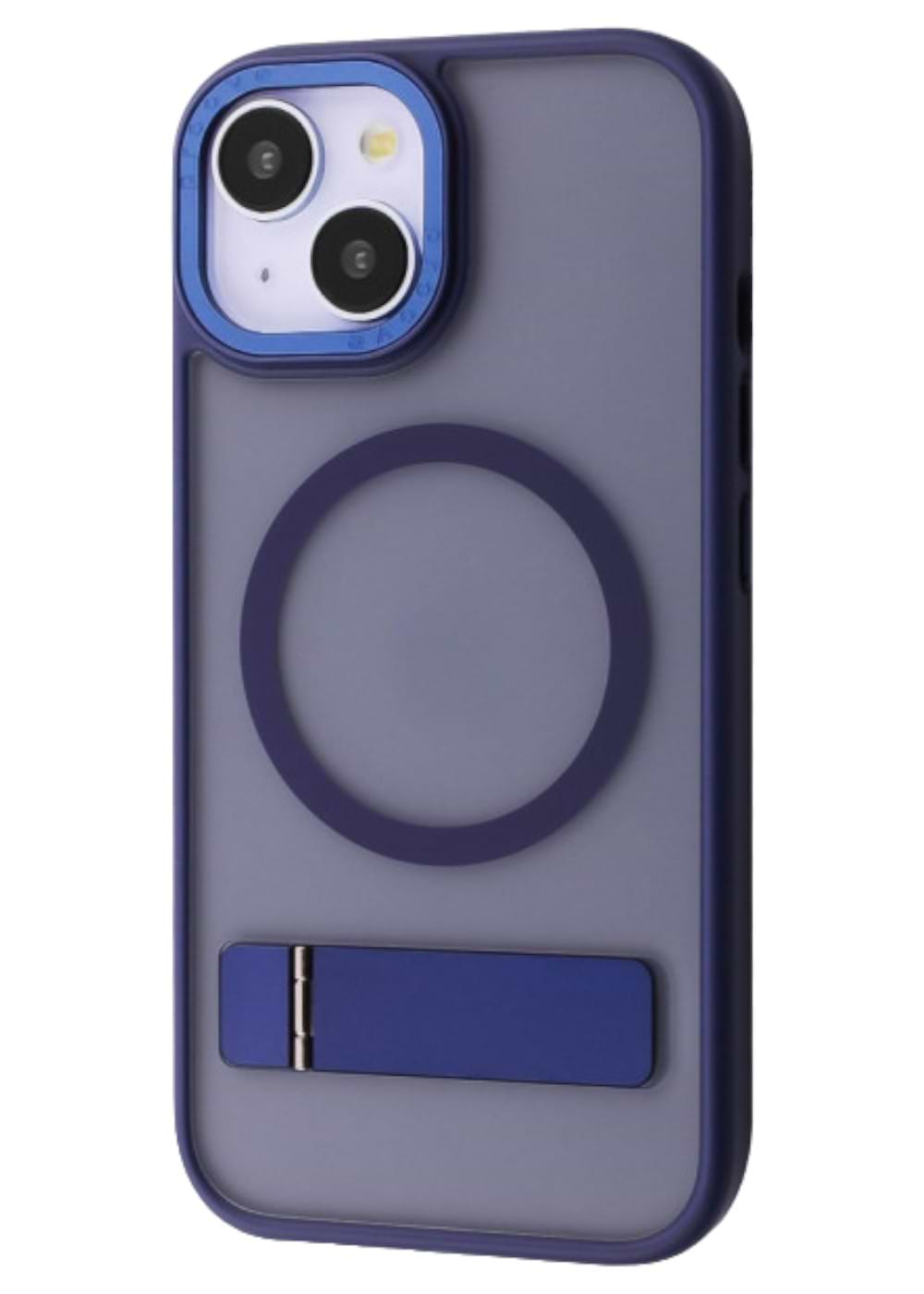Чехол для смартфона Mainstay Case with Magnetic Ring iPhone 15 Midnight Blue (PCMCIP150008) - Фото 1