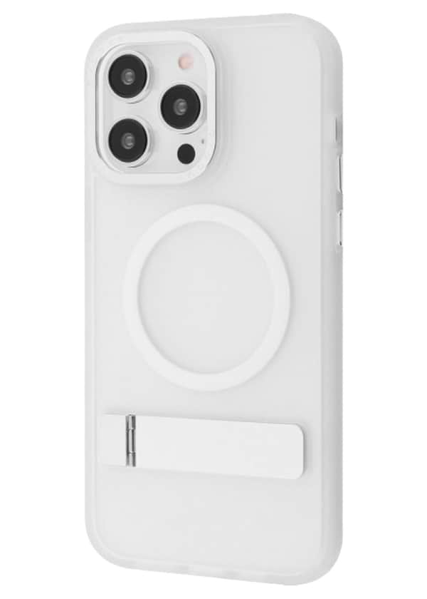 Фото - Чохол для смартфону Mainstay Case with Magnetic Ring iPhone 15 Pro Max White (PCMCIP15PM14) Фото - Чохол для смартфону Mainstay Case with Magnetic Ring iPhone 15 Pro Max White (PCMCIP15PM14)