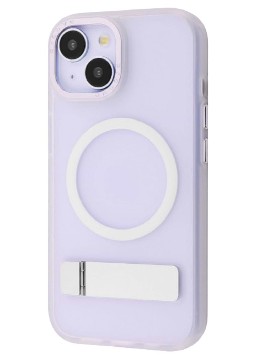 Чехол для смартфона Mainstay Case with Magnetic Ring iPhone 15 White (PCMCIP150014) - Фото 1