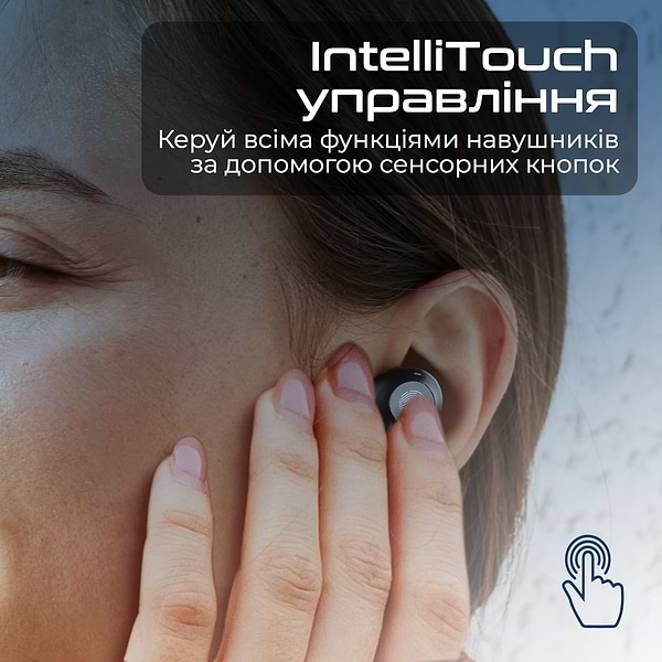 Фото - Наушники вкладыши беспроводные TWS Promate propods.black