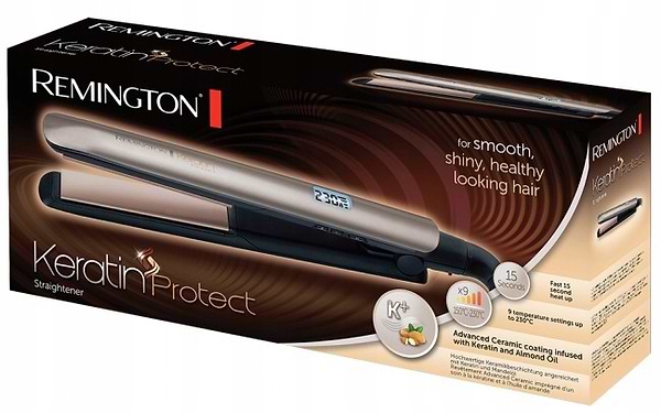 Фото - Вирівнювач волосся Remington S8540 Keratin