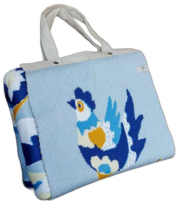 Фото - Плед односпальный Прованс Вязаный в украинском стиле Самчиковские мотивы 120х180 см (044462)