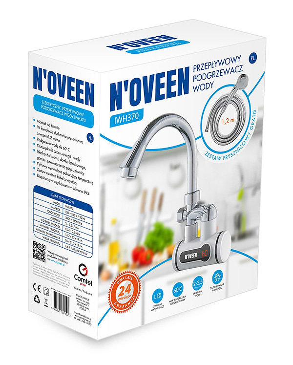 Фото - Водонагреватель проточный Noveen IWH370