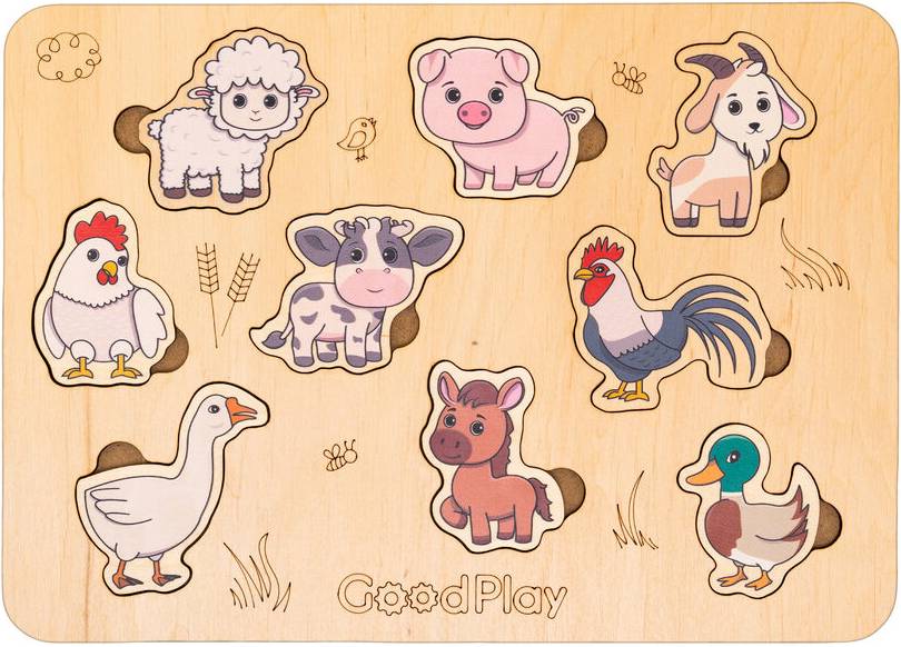 Фото - Сортер GoodPlay Ферма (PS-4-013) Фото - Сортер GoodPlay Ферма (PS-4-013)