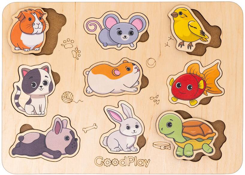 Фото - Сортер GoodPlay Домашние животные (PS-4-017)