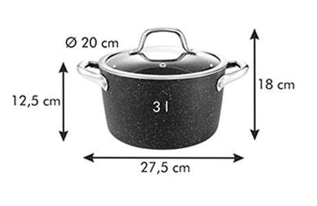 Фото - Каструля tescoma 780323 President Stone 20 см 3.0 л