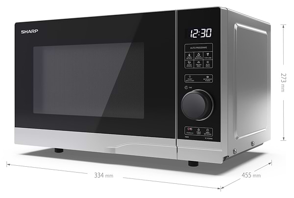 Фото - Мікрохвильова піч (НВЧ) Sharp YC-PS204AE-S