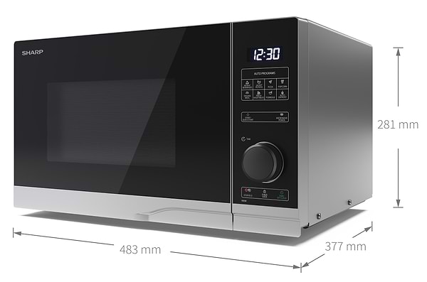 Фото - Микроволновая печь (СВЧ) Sharp YC-PS234AE-S
