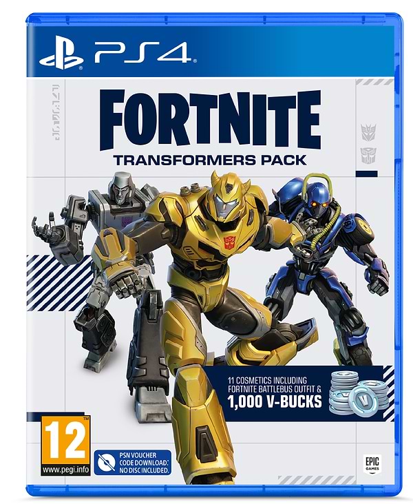 Фото - Игровой диск PS4 Fortnite - Transformers Pack [PS4, код активації]