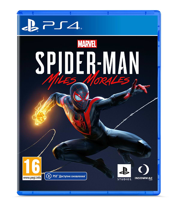 Фото - Игровой диск PS4 Marvel Spider-Man. Miles Morales (Бесплатное обновление до версии PS5)