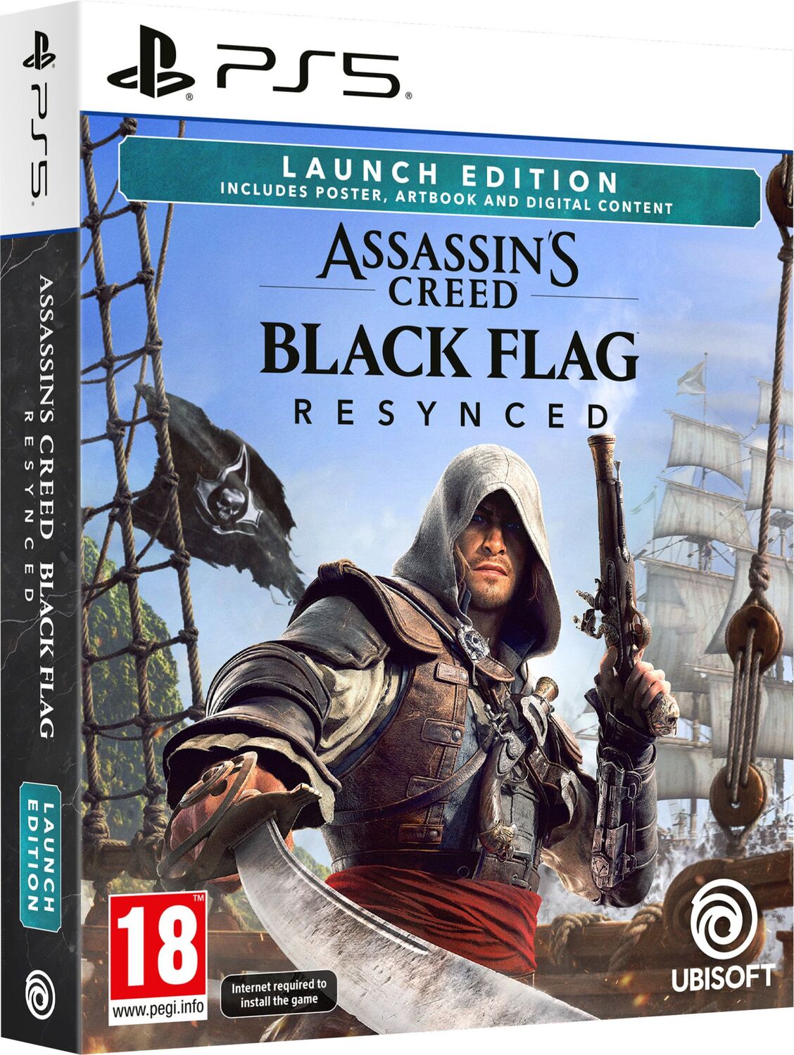 Игровой диск PS5 Assassin's Creed Black Flag Resynced Launch Edition