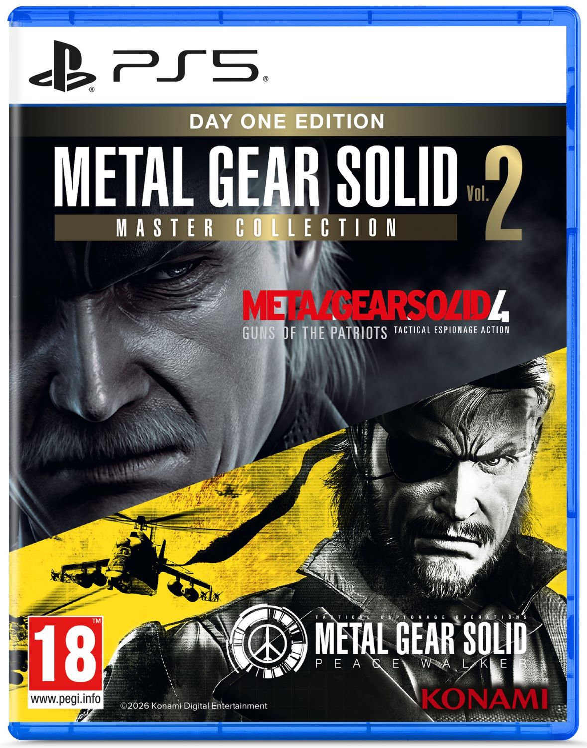 Игровой диск PS5 METAL GEAR SOLID: MASTER COLLECTION Vol.2